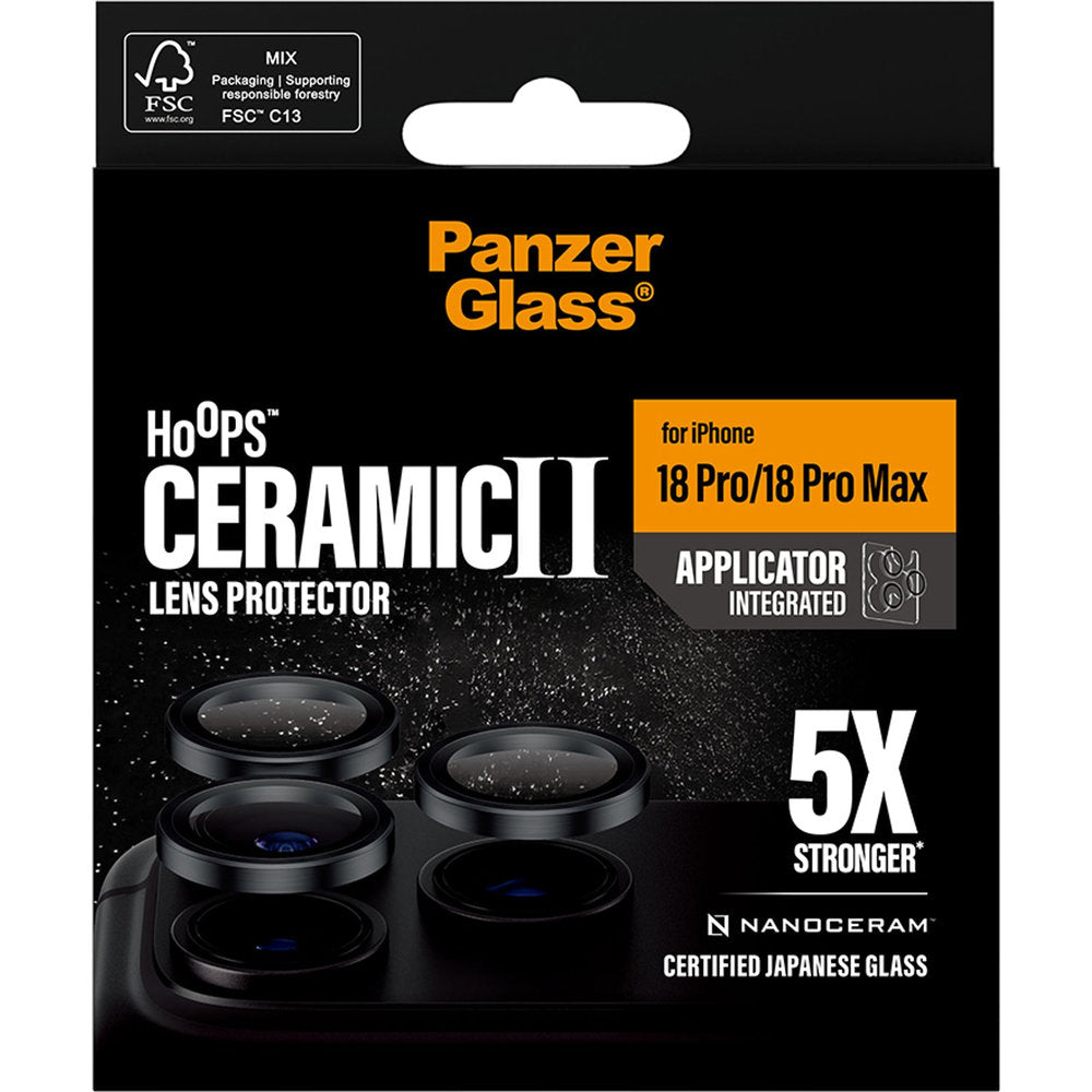 Keramikglas mit Applikator für iPhone 18 Pro Max / 18 Pro, PanzerGlass Hoops Ceramic II (3/6)