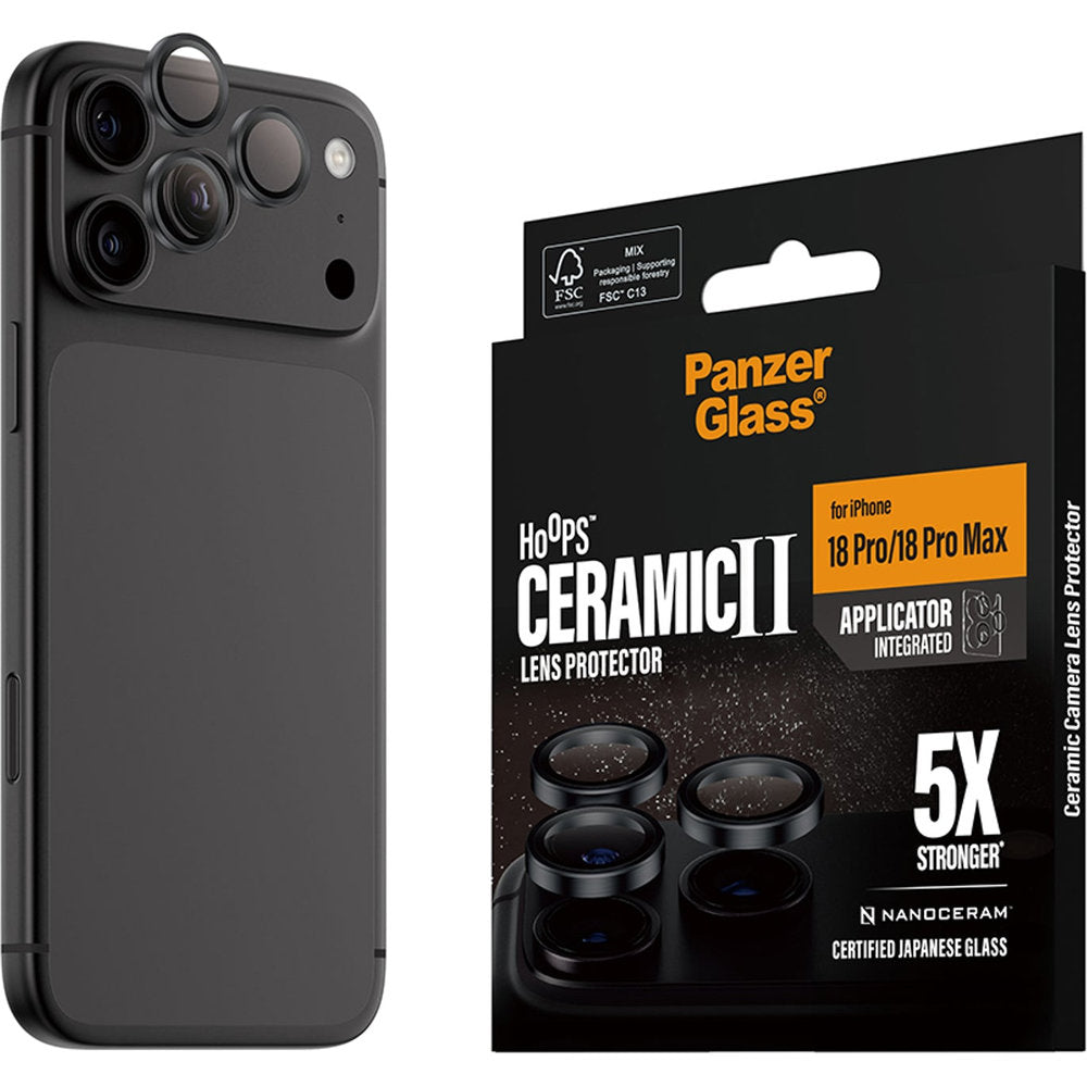 Keramikglas mit Applikator für iPhone 18 Pro Max / 18 Pro, PanzerGlass Hoops Ceramic II (6/6)