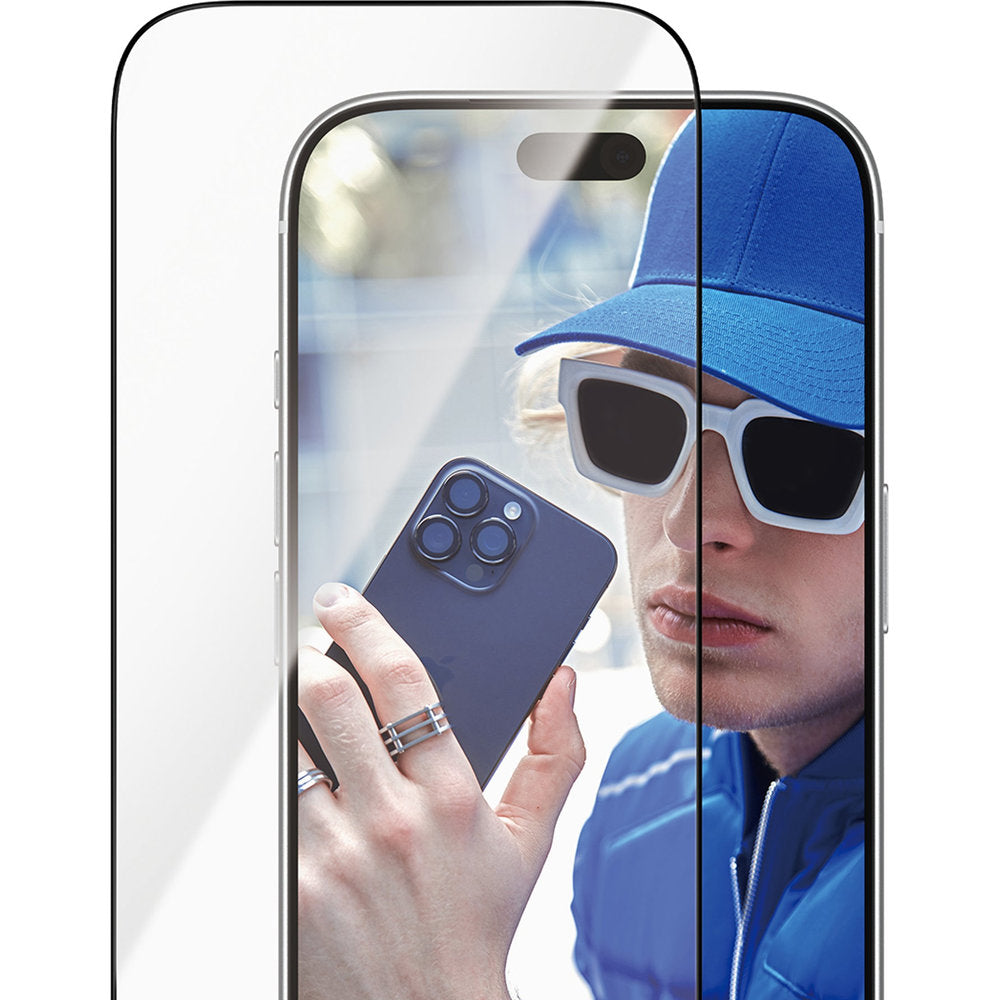 Gehärtetes Glas für iPhone 18 Pro / 17 Pro, PanzerGlass Ultra-Wide Fit mit Applikator FastFit (1/6)