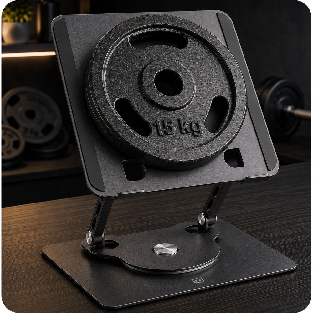 Laptop- und Tablet-Halterung für Geräte bis zu 17,3", 3mk Solid Stand 360°, (4/9)