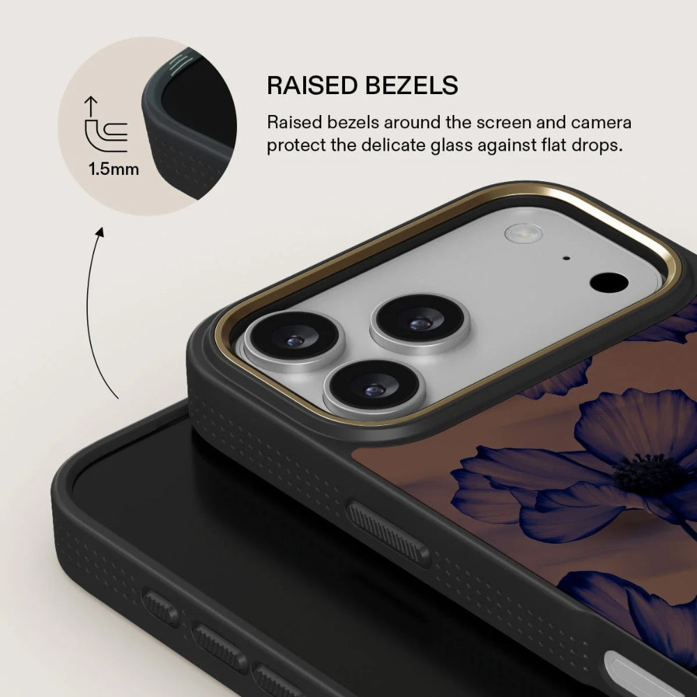 Handyhülle für iPhone 18 Pro, Burga Elite Dark MagSafe, Velvet Night Gold (5/8)