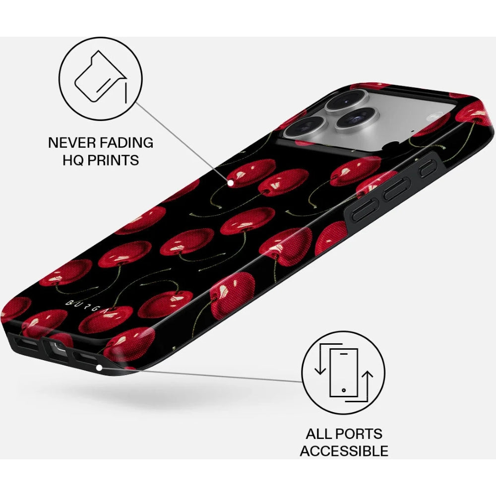 Handyhülle für iPhone 18 Pro Max, Burga Tough Magnetic, Cherrybomb (4/5)