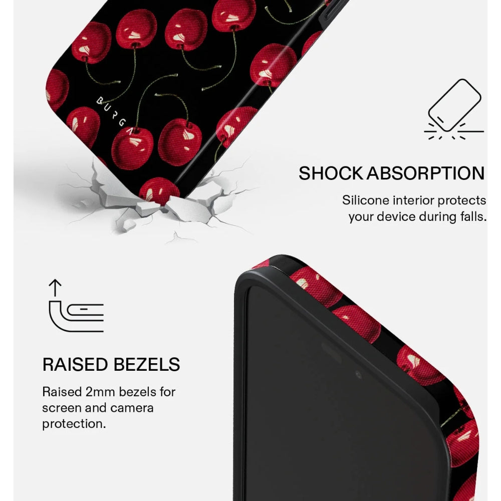 Handyhülle für iPhone 18 Pro Max, Burga Tough Magnetic, Cherrybomb (5/5)