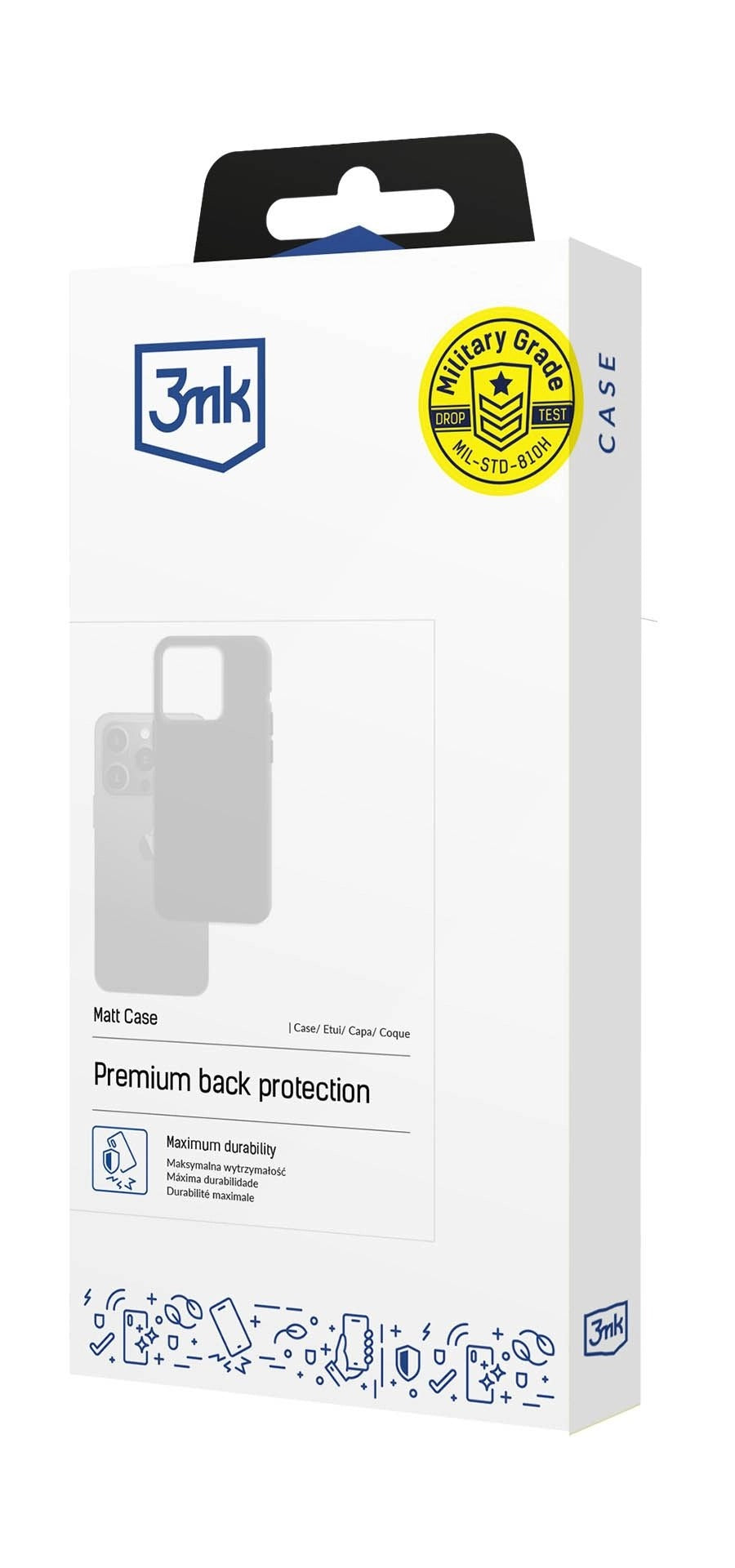 Handyhülle für Xiaomi Redmi 17 5G / 4G, 3mk Matt Case, (2/2)