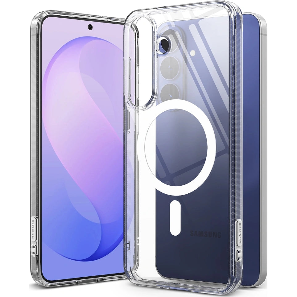Handyhülle für Galaxy S26 FE, Ringke Fusion Magnetic mit MagSafe, Transparent