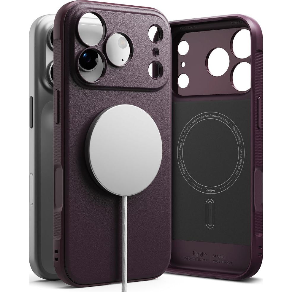 Handyhülle für iPhone 18 Pro Max / 17 Pro Max, Ringke Onyx Magnetic mit MagSafe, Burgunderrot (1/7)