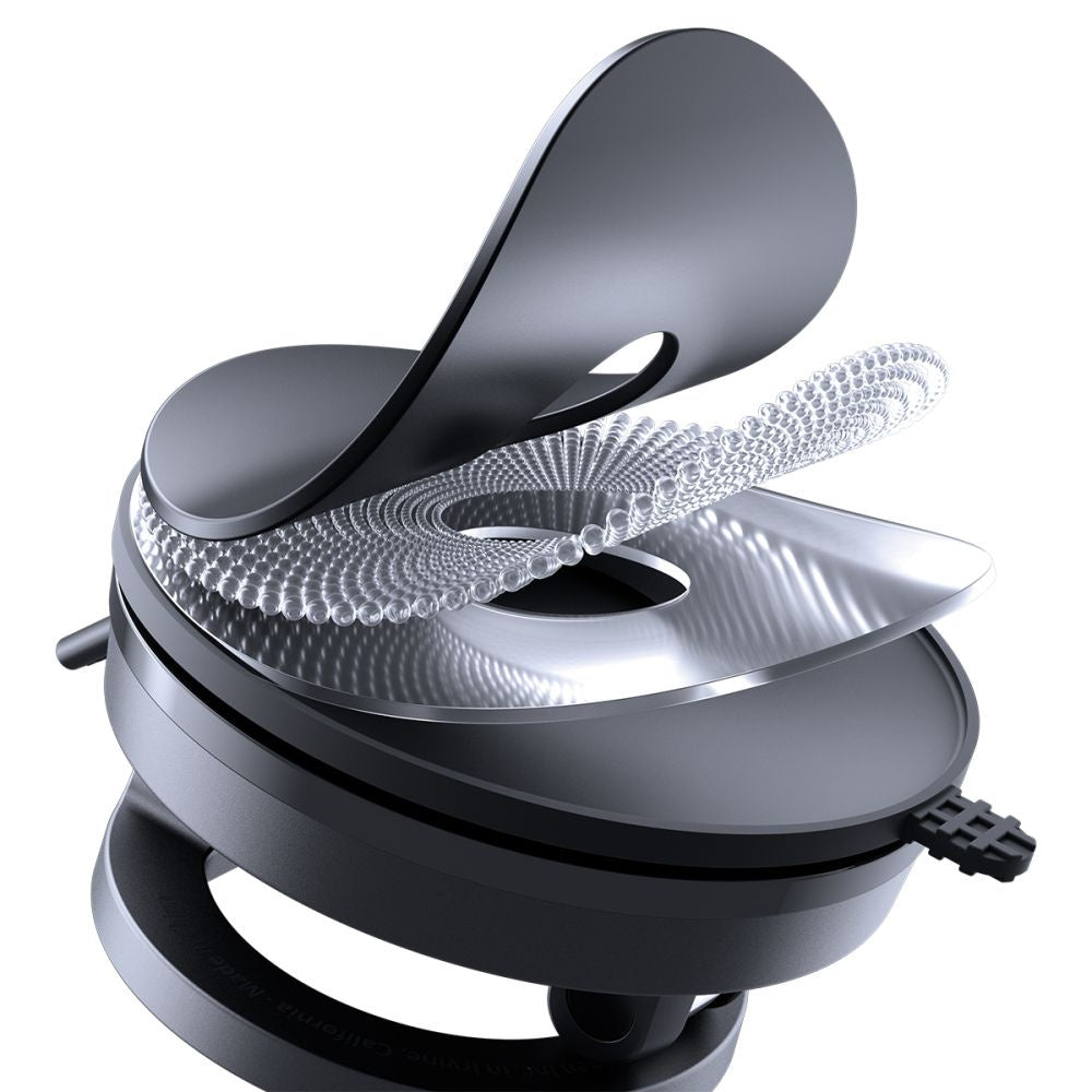 Magnetische Autohalterung für MagSafe für Smartphone, für Armaturenbrett oder Windschutzscheibe, Spigen STK100 VacuumLock Magnetic Car Mount, Schwarz