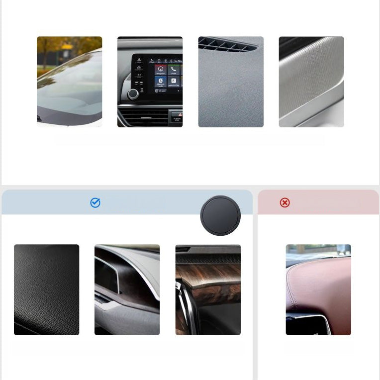 Magnetische Autohalterung für MagSafe für Smartphone, für Armaturenbrett oder Windschutzscheibe, Spigen STK100 VacuumLock Magnetic Car Mount, Schwarz