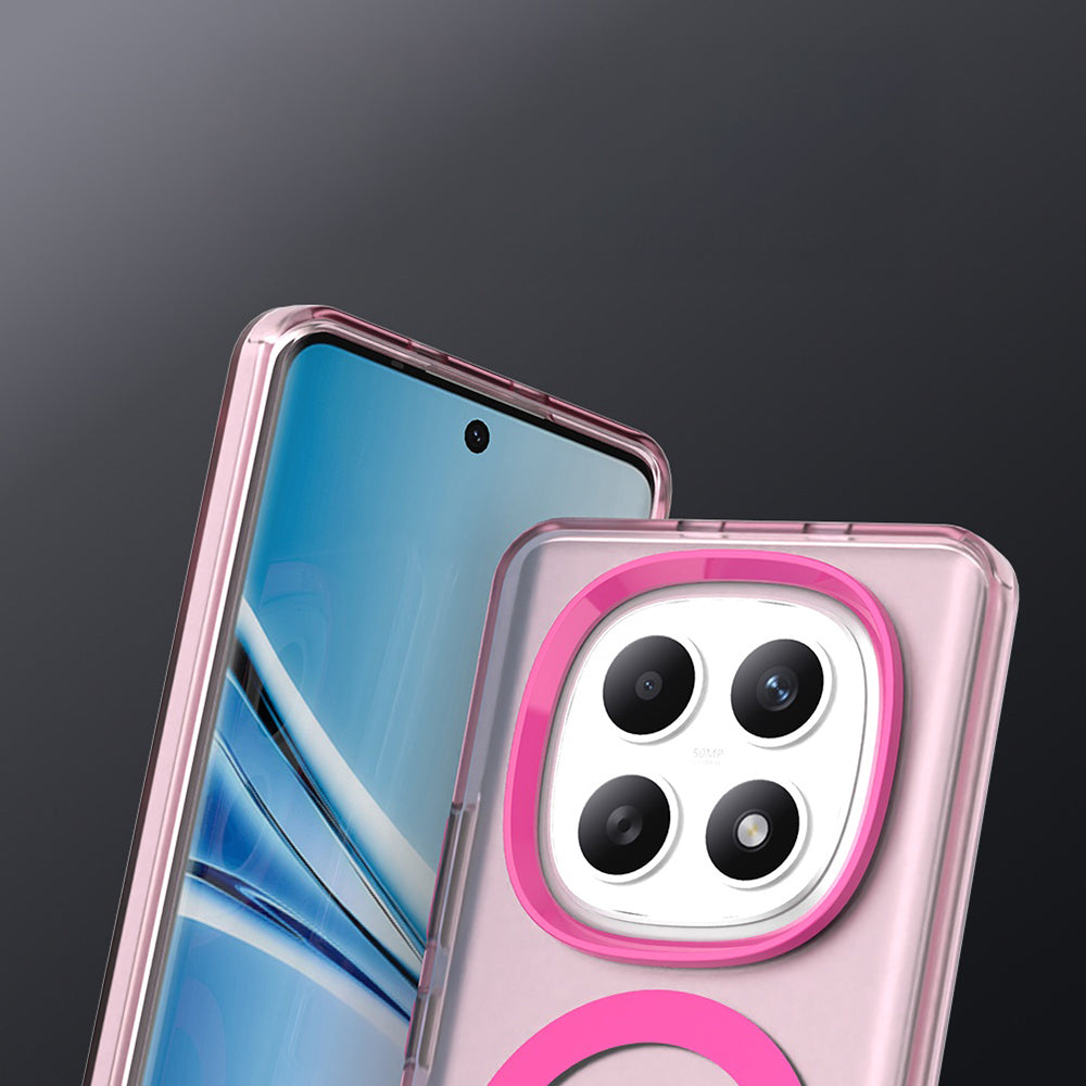Handyhülle für Xiaomi Redmi Note 15 4G / Redmi Note 15 5G / POCO M8 5G, Techsuit CandyCase MagSafe, Rosa