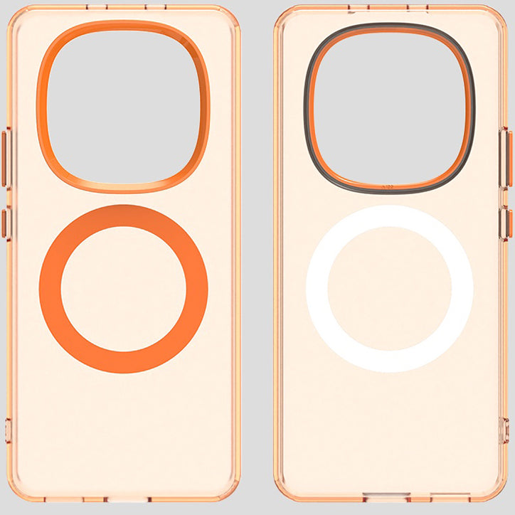 Handyhülle für Xiaomi Redmi Note 15 4G / Redmi Note 15 5G / POCO M8 5G, Techsuit CandyCase MagSafe, Orange