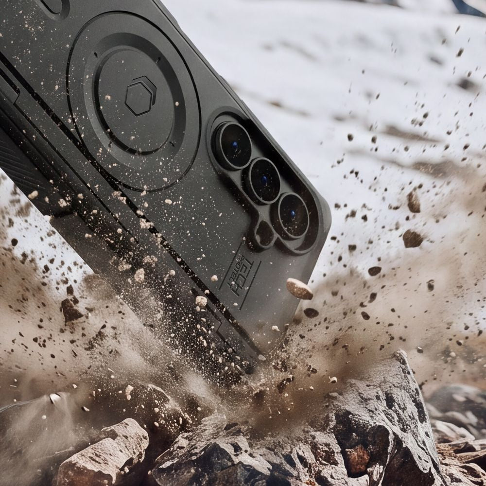 Handyhülle 360° für Galaxy Z Fold8 Ultra, Tech- Protect Kevlar Pro MagSafe, Schwarz (6/9)