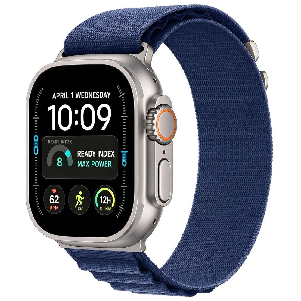Armband für Apple Watch 49/46/45/44 mm, Tech Protect Nylon Pro, Dunkelblau (2/9)