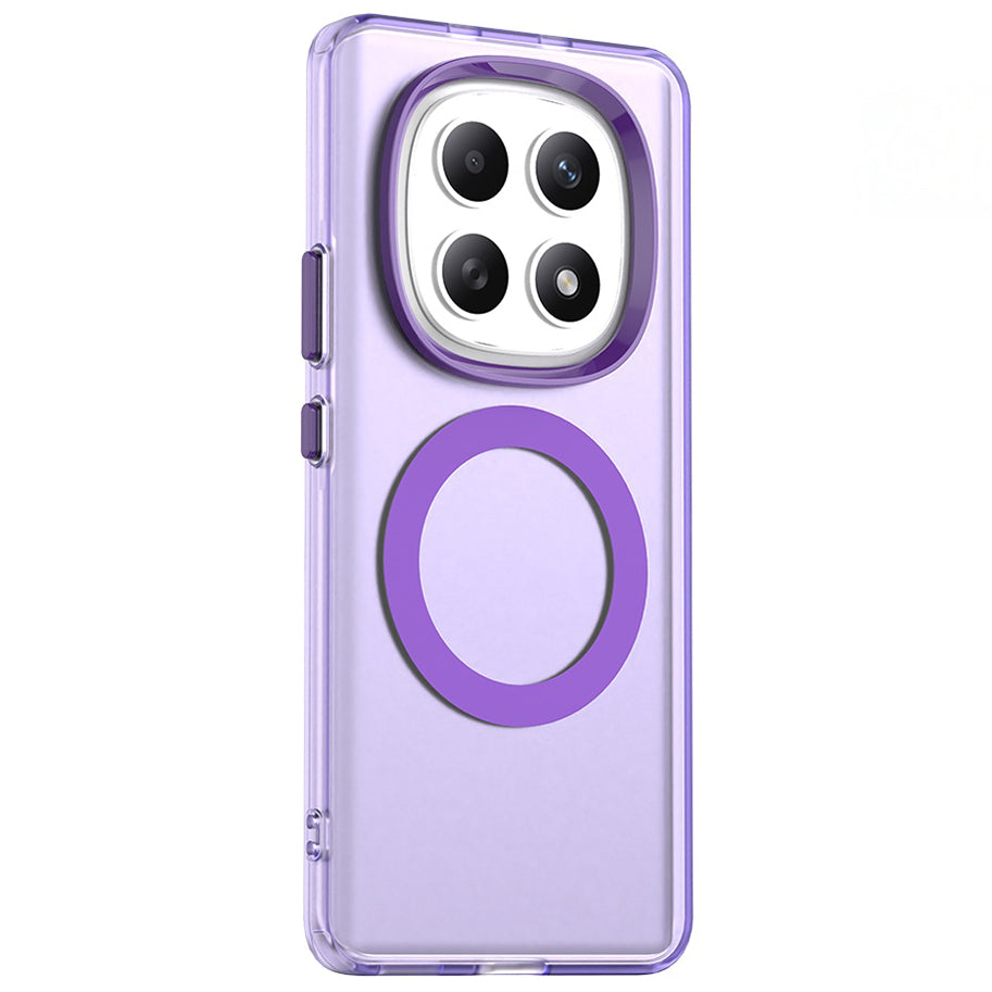 Handyhülle für Xiaomi Redmi Note 15 4G / Redmi Note 15 5G / POCO M8 5G, Techsuit CandyCase MagSafe, Violett