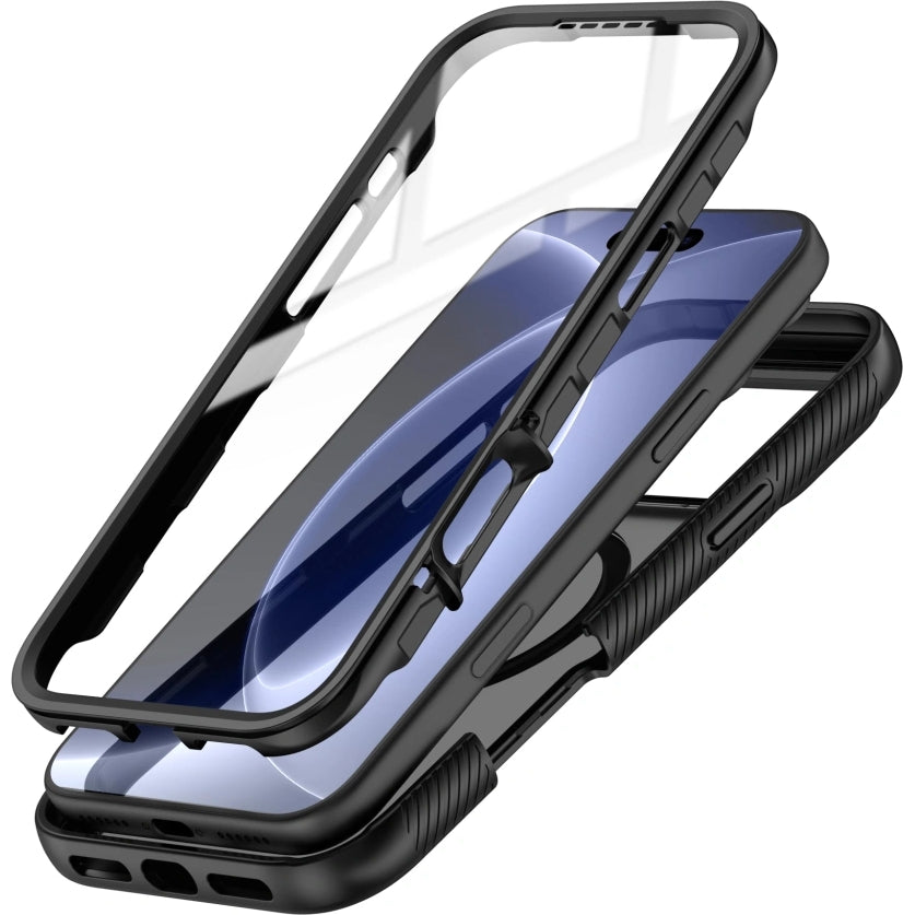 Handyhülle für iPhone 18 Pro Max / 17 Pro Max, Tech-Protect Defense mit MagSafe, mattes Schwarz