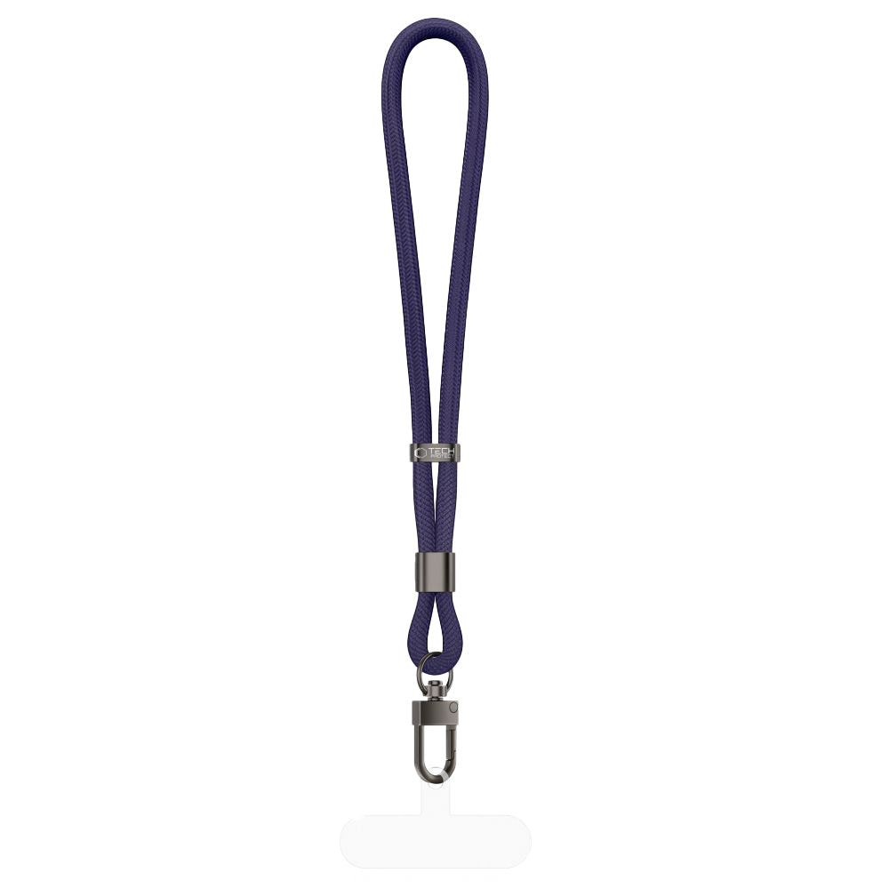Handy Lanyard für das Handgelenk, universell, Tech-Protect C11S Rope Wrist Strap, Dunkelblau
