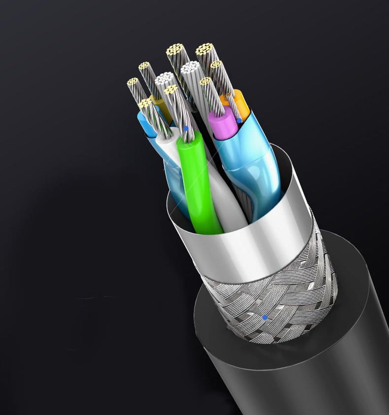 Kabel Ugreen USB-C (Stecker) zu Micro USB-B, 5 Gbps, 1m, Schwarz