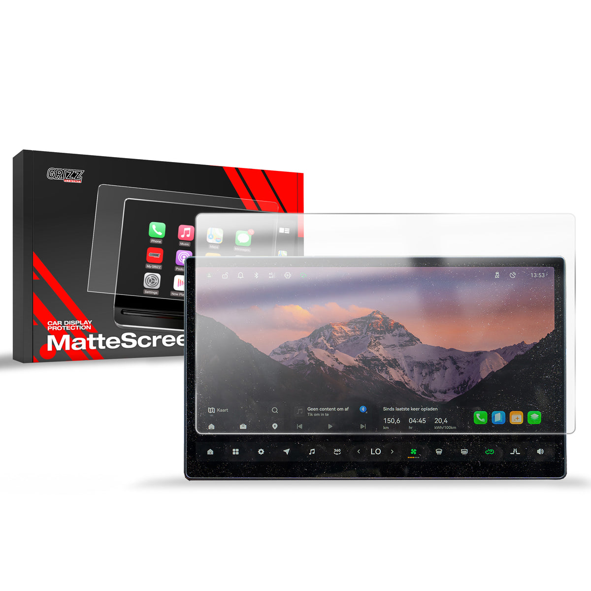 Matte Autodisplayfolie für Leapmotor C10 14,6" (2025-2026), Grizz Protector