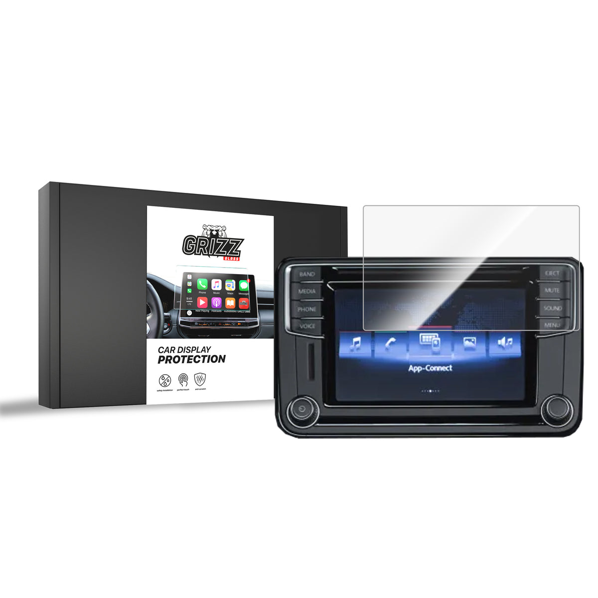 Keramische Autodisplayfolie für Volkswagen Scirocco (2015-2018), Grizz Protector