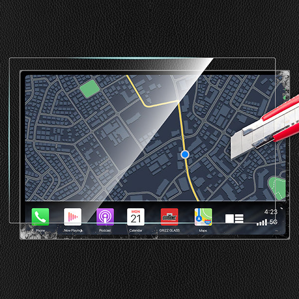 Keramische Autodisplayfolie für Mercedes EQV (2024-2026), Grizz Protector