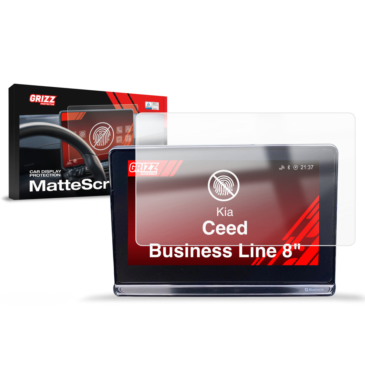 Matte Autodisplayfolie für Kia Ceed Business Line (2018-2021), Grizz Protector