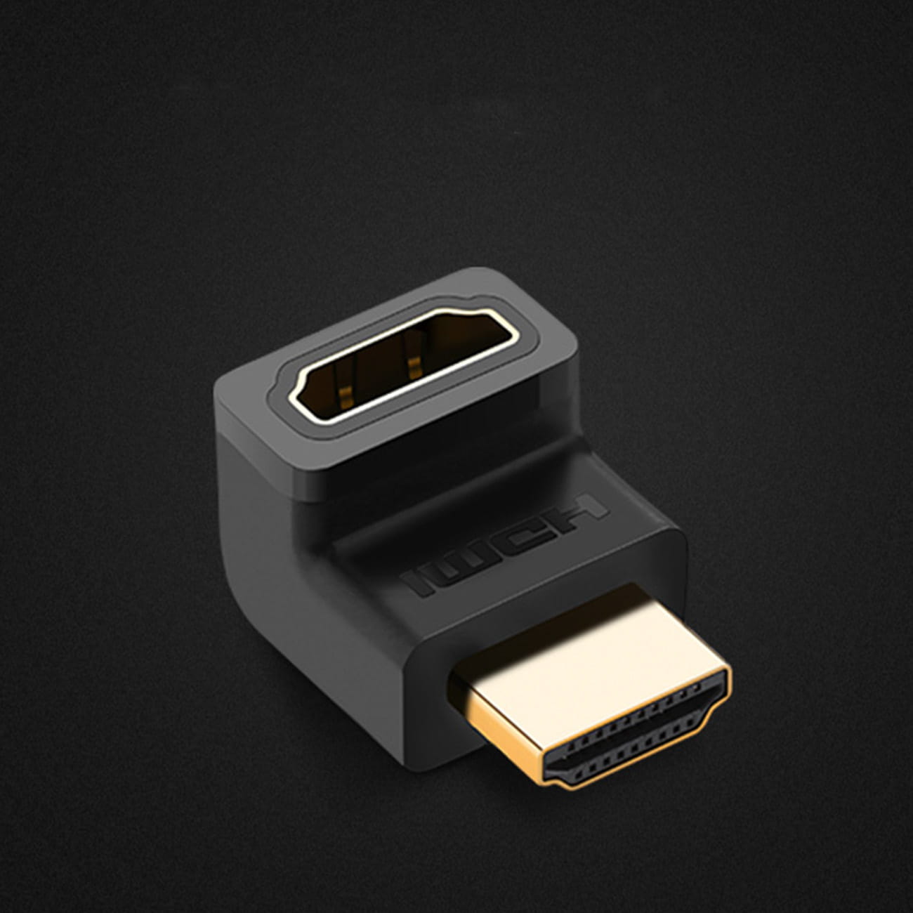 Konverter / Adapter HDMI (Stecker) zu HDMI (Buchse), Ugreen HD112, Schwarz