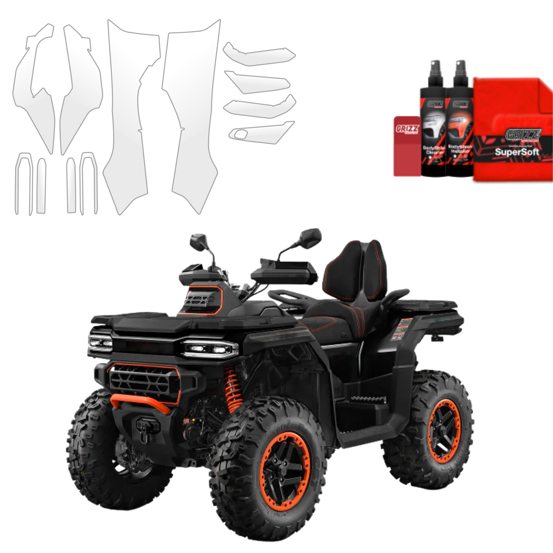 17in1 Schutzfolie Grizz Protector - GOES Terrox 1000 (2025-2026)