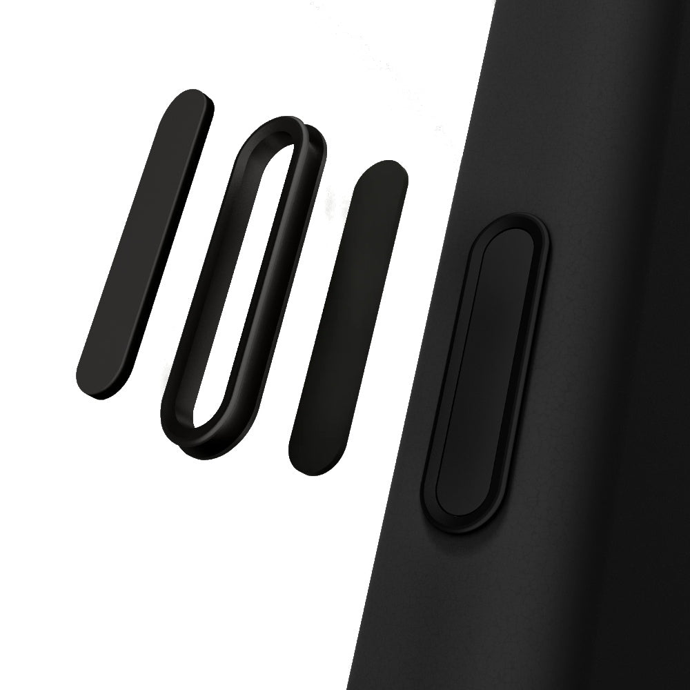 Handyhülle YAXO Leather Gear Slim Case MagSafe für iPhone 17, schwarz (2/14)