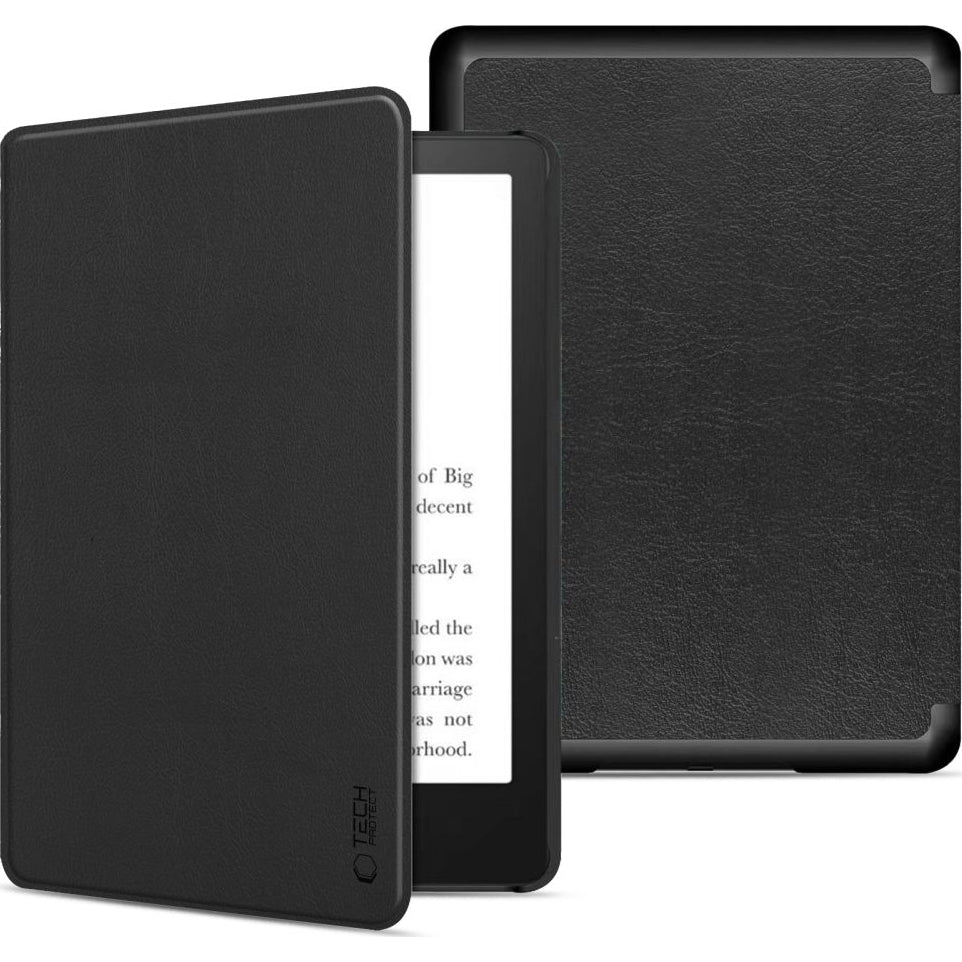 Schutzhülle für Amazon Kindle Paperwhite 6 / Signature / Colorsoft 2024, Tech-Protect SmartCase, Schwarz