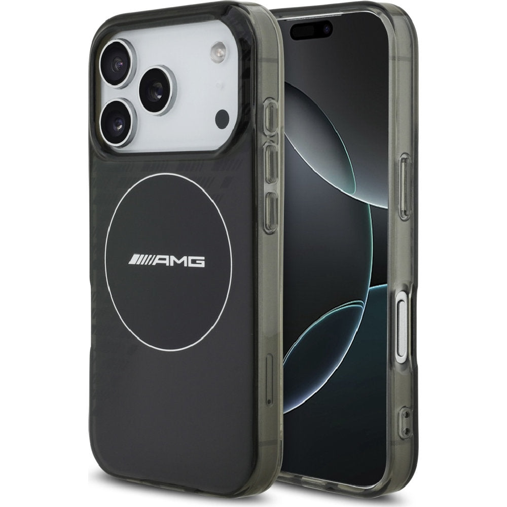 Handyhülle für iPhone 18 Pro / 17 Pro, Mercedes AMG Double Layer Transparent mit MagSafe, Undurchsichtig Gemustert