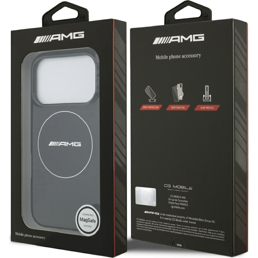 Handyhülle für iPhone 18 Pro / 17 Pro, Mercedes AMG Double Layer Transparent mit MagSafe, Undurchsichtig Gemustert
