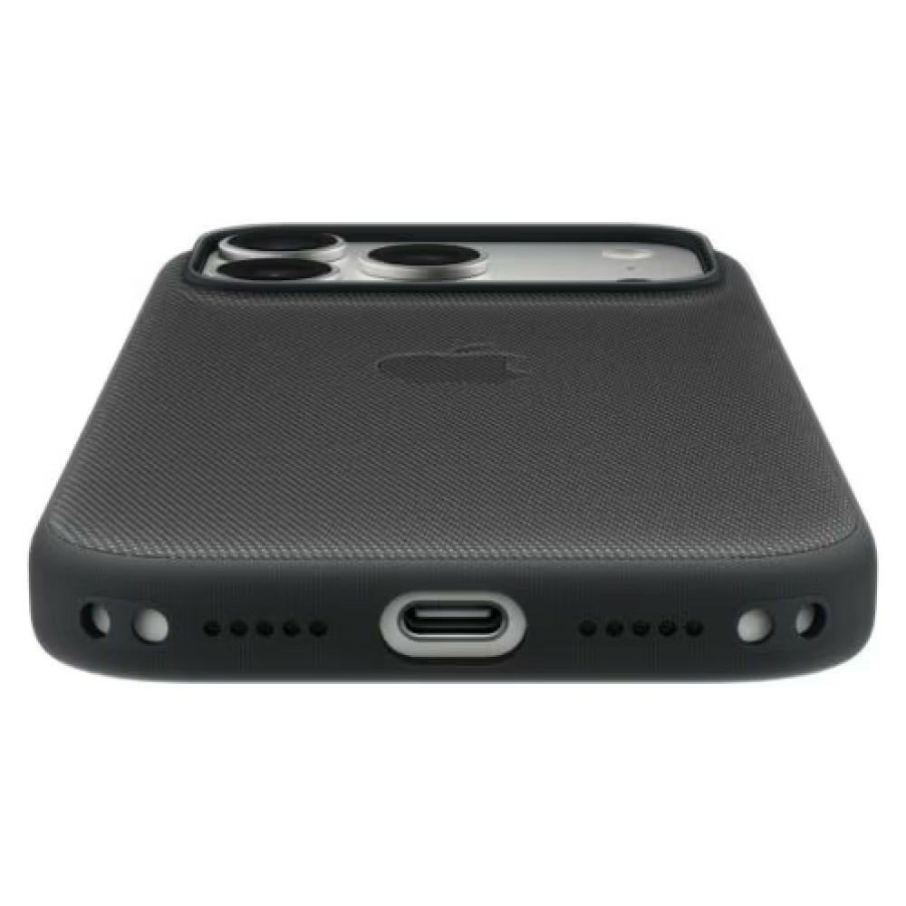 Handyhülle für iPhone 18 Pro / 17 Pro, Apple TechWoven Case mit MagSafe, Schwarz (4/5)