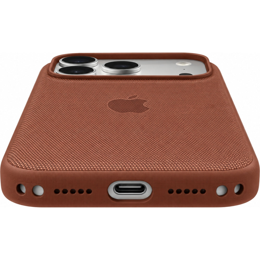 Handyhülle für iPhone 18 Pro / 17 Pro, Apple TechWoven Case mit MagSafe, Braun (4/5)