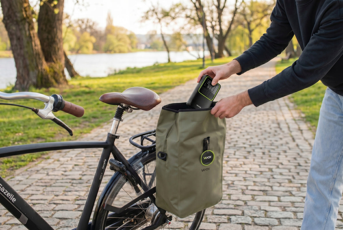 Fahrradtasche für den Gepäckträger, Vayox VA0444G 25L, Grün