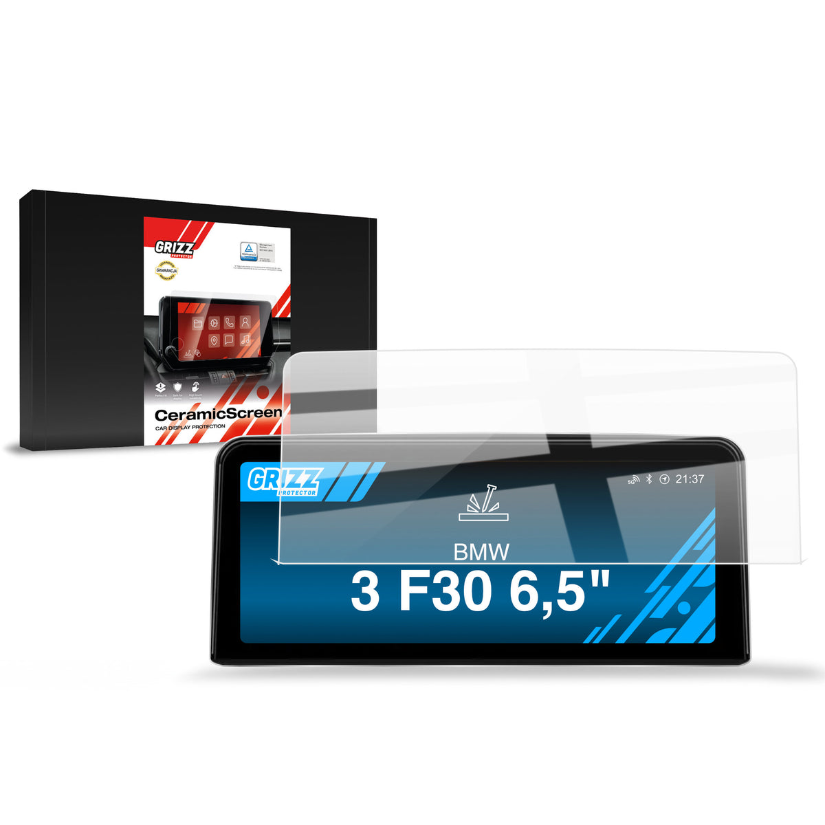 Keramische Autodisplayfolie für BMW 3 F30 (2012-2020), Grizz Protector