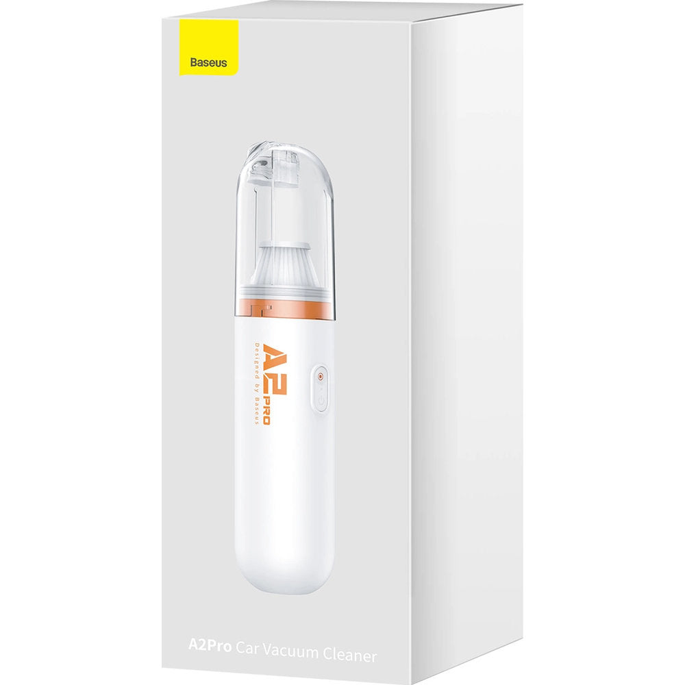 Schnurloser Autostaubsauger, 2000mAh, USB-C 80W, 6000Pa, Baseus A2Pro, Weiß