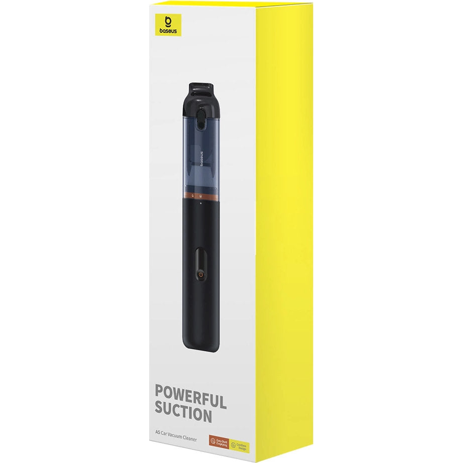 Schnurloser Autostaubsauger, 7500mAh, USB-C 130W, 16000Pa, Baseus A5, Schwarz
