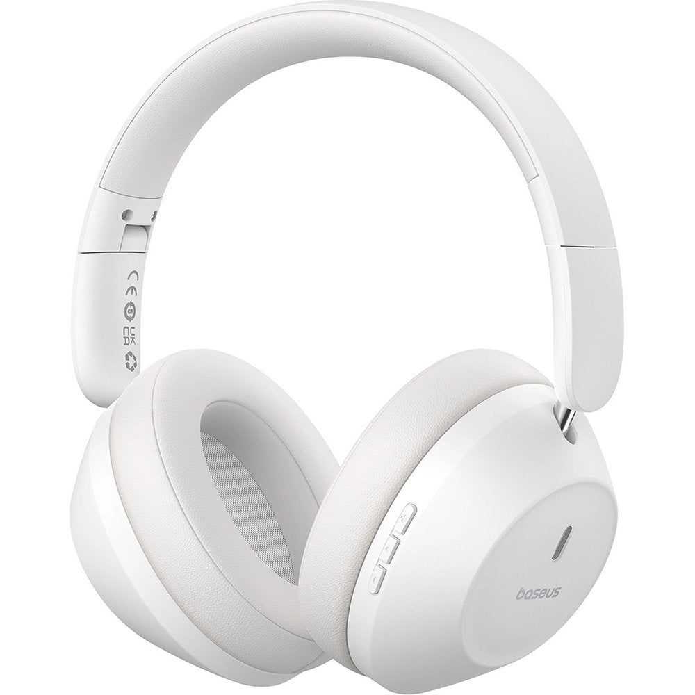 Kabellose Over-Ear-Kopfhörer, Bluetooth 5.3, Baseus Bass 30 Max, Weiß