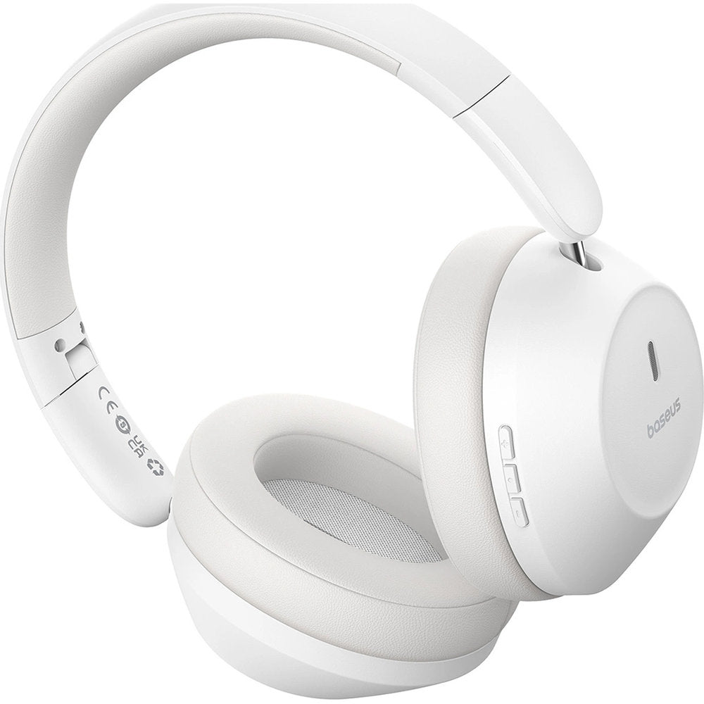 Kabellose Over-Ear-Kopfhörer, Bluetooth 5.3, Baseus Bass 30 Max, Weiß