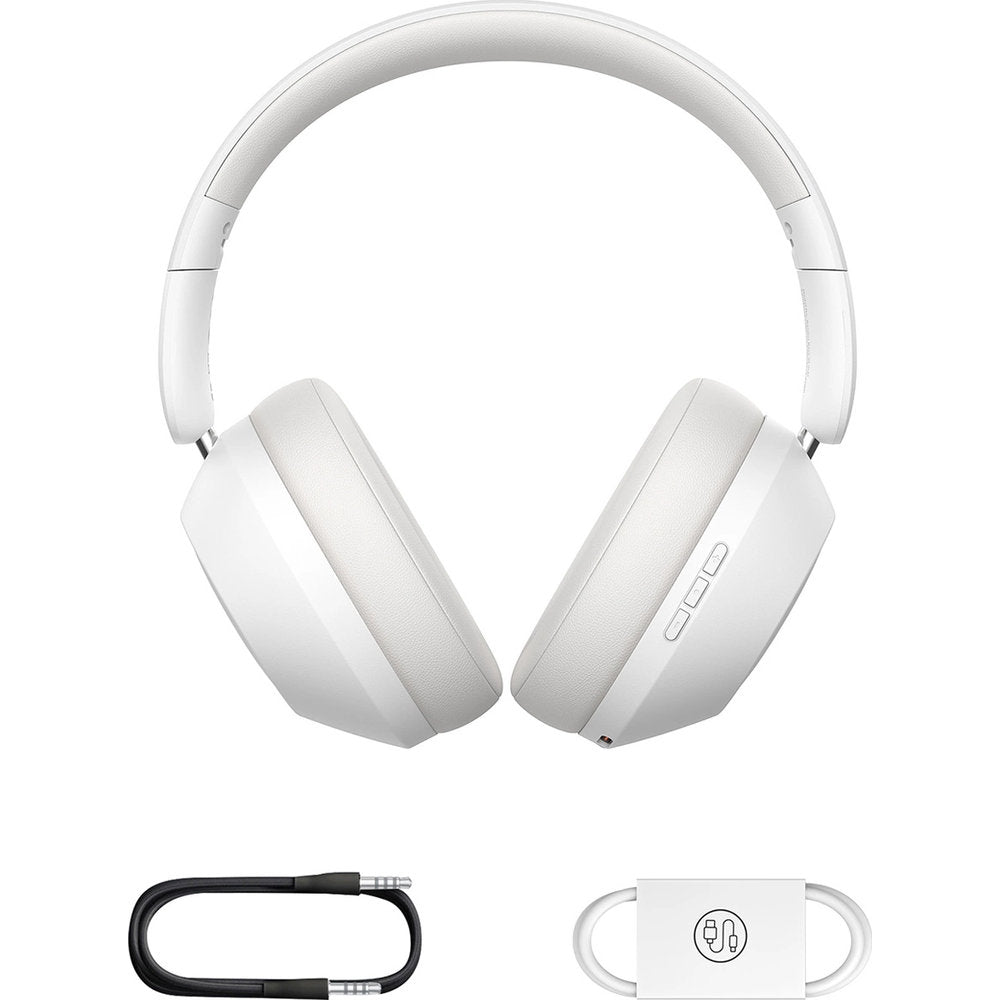 Kabellose Over-Ear-Kopfhörer, Bluetooth 5.3, Baseus Bass 30 Max, Weiß