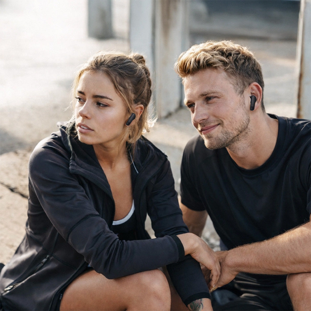 Drahtloser In-Ear-Kopfhörer, Baseus Bass BS2 Lite TWS, Bluetooth 6.0, IP55, Schwarz