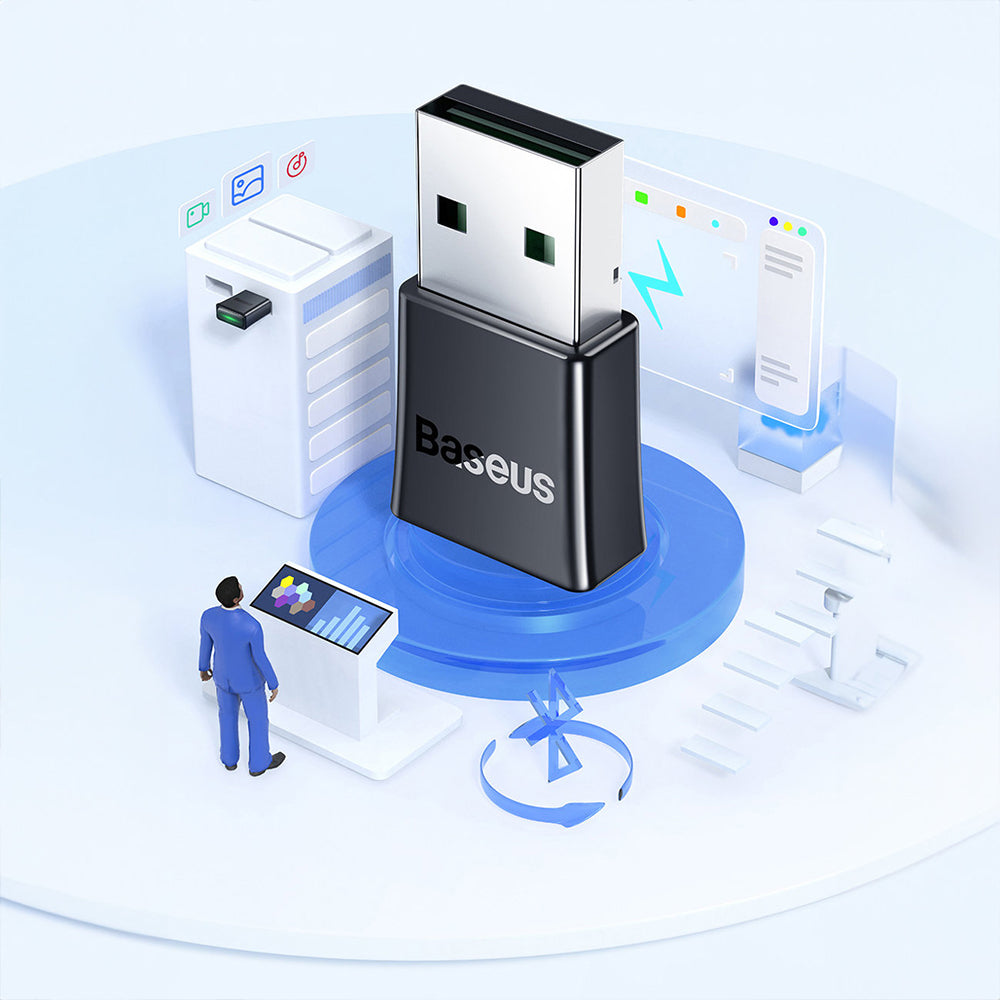 Baseus Adapter Bluetooth 5.3 USB-A, Schwarz
