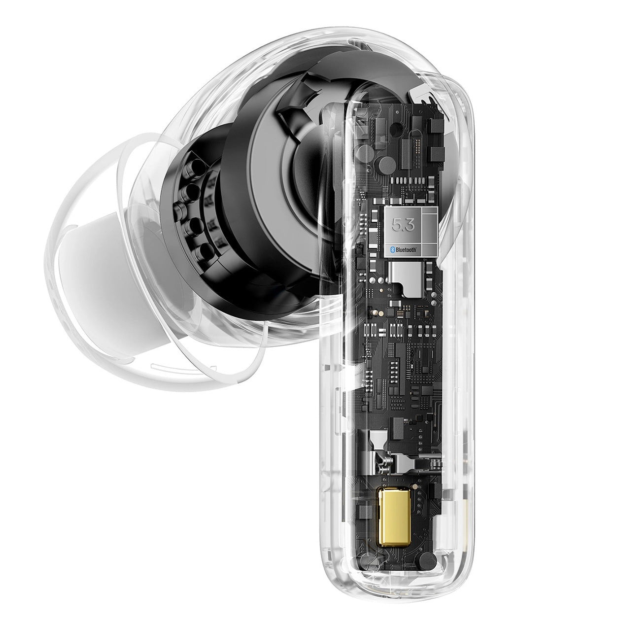 Kabellose In-Ear-Kopfhörer, Baseus TWS IPX5 Bowie E19, Weiß