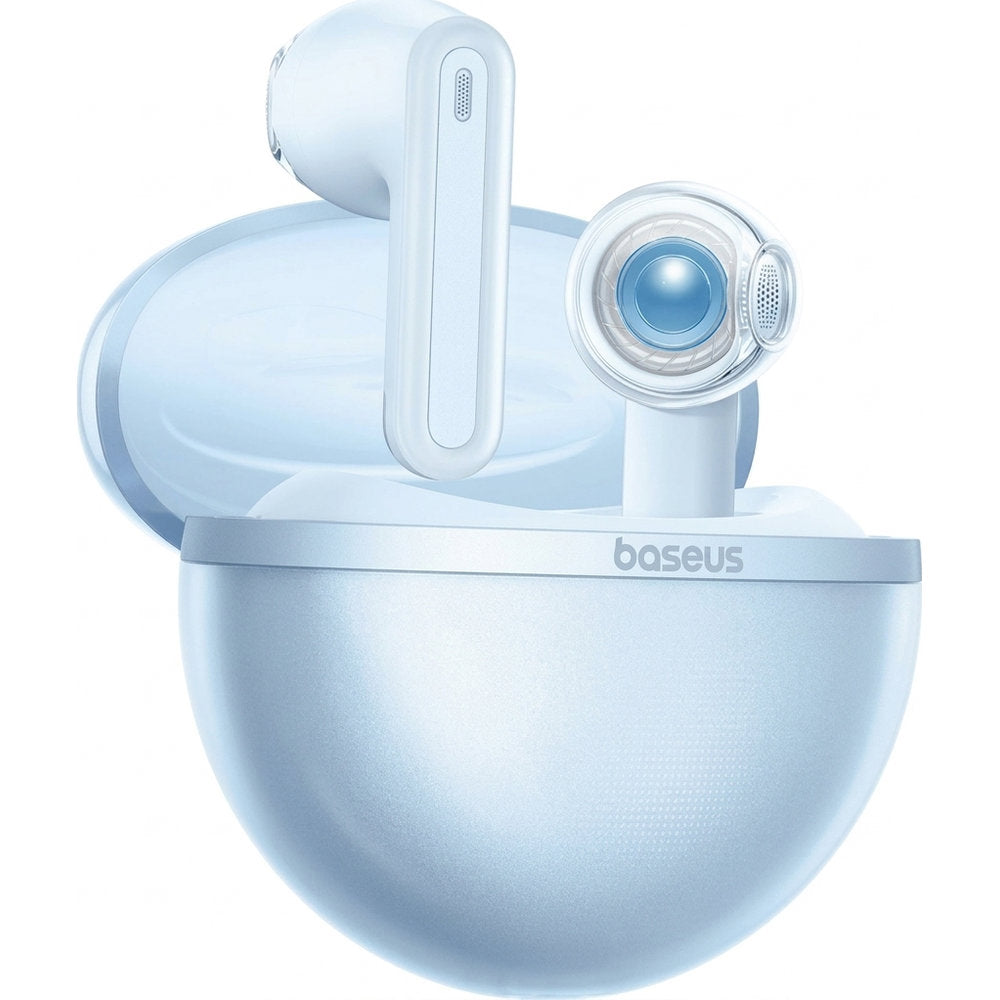 Kabellose In-Ear-Kopfhörer, Baseus Bowie E5, TWS, Bluetooth 5.3, Rauchfarben-Hellblau