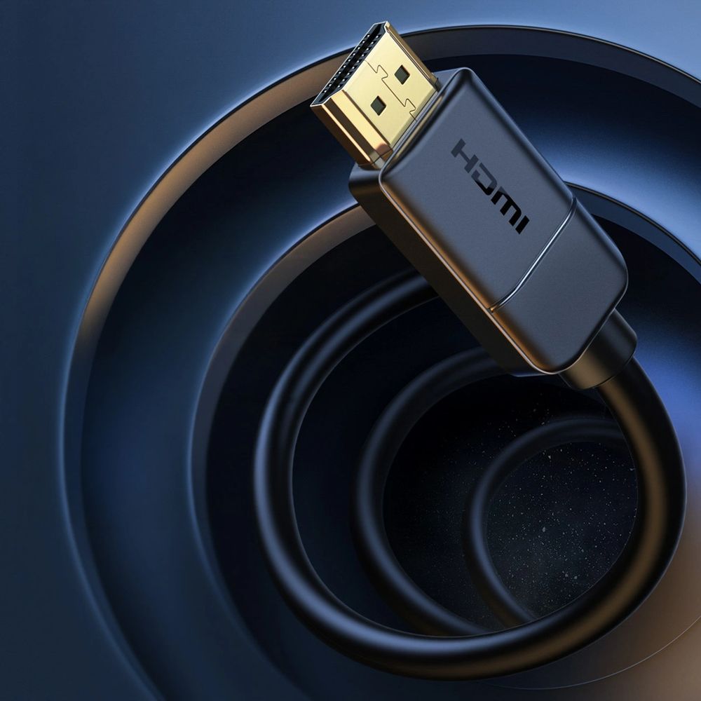 Kabel HDMI 2.0, Baseus High Definition Series, Full HD 1080p/60Hz, 18Gb/s, HDR, 12 m, Schwarz