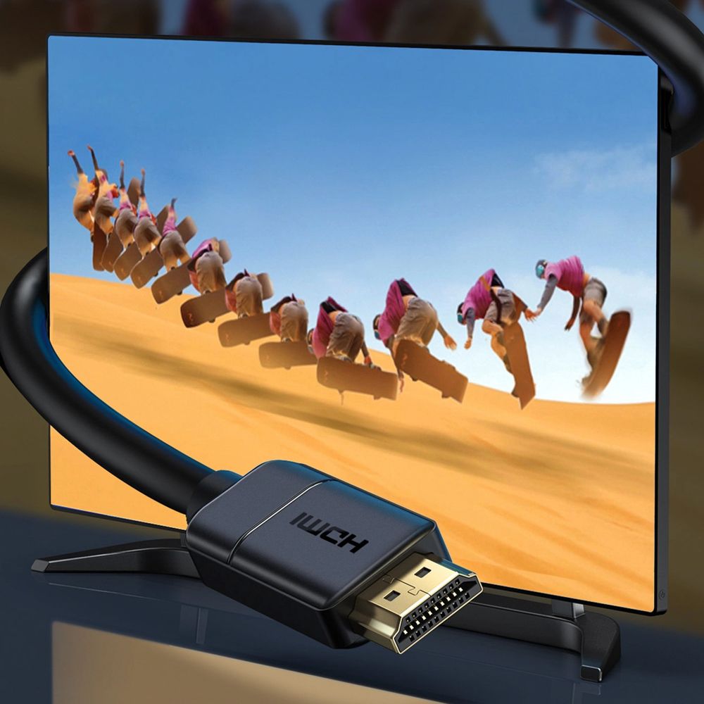 Kabel HDMI 2.0, Baseus High Definition Series, Full HD 1080p/60Hz, 18Gb/s, HDR, 12 m, Schwarz