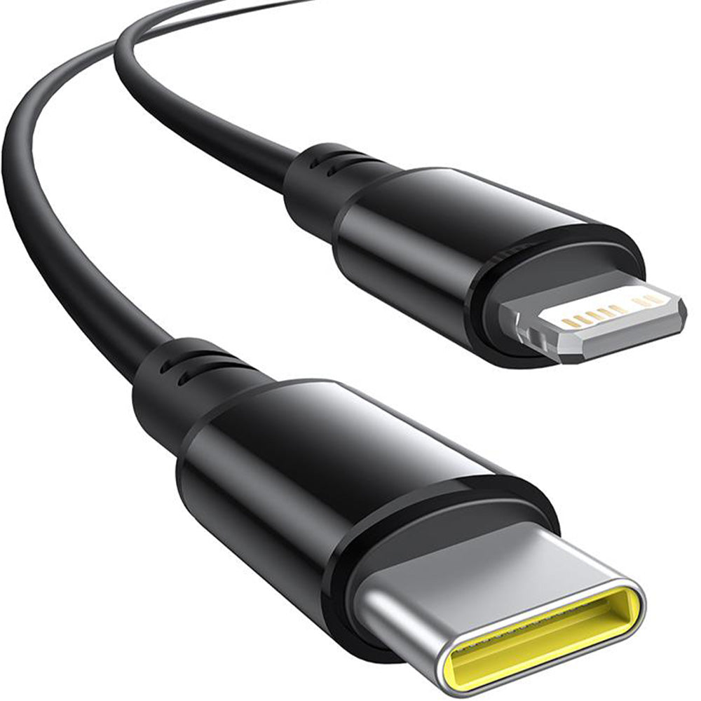 Autoladegerät 1x USB-A, 1x USB-C PD 3.0, 60W + kabel Lightning, USB-C, Baseus Circular, Schwarz