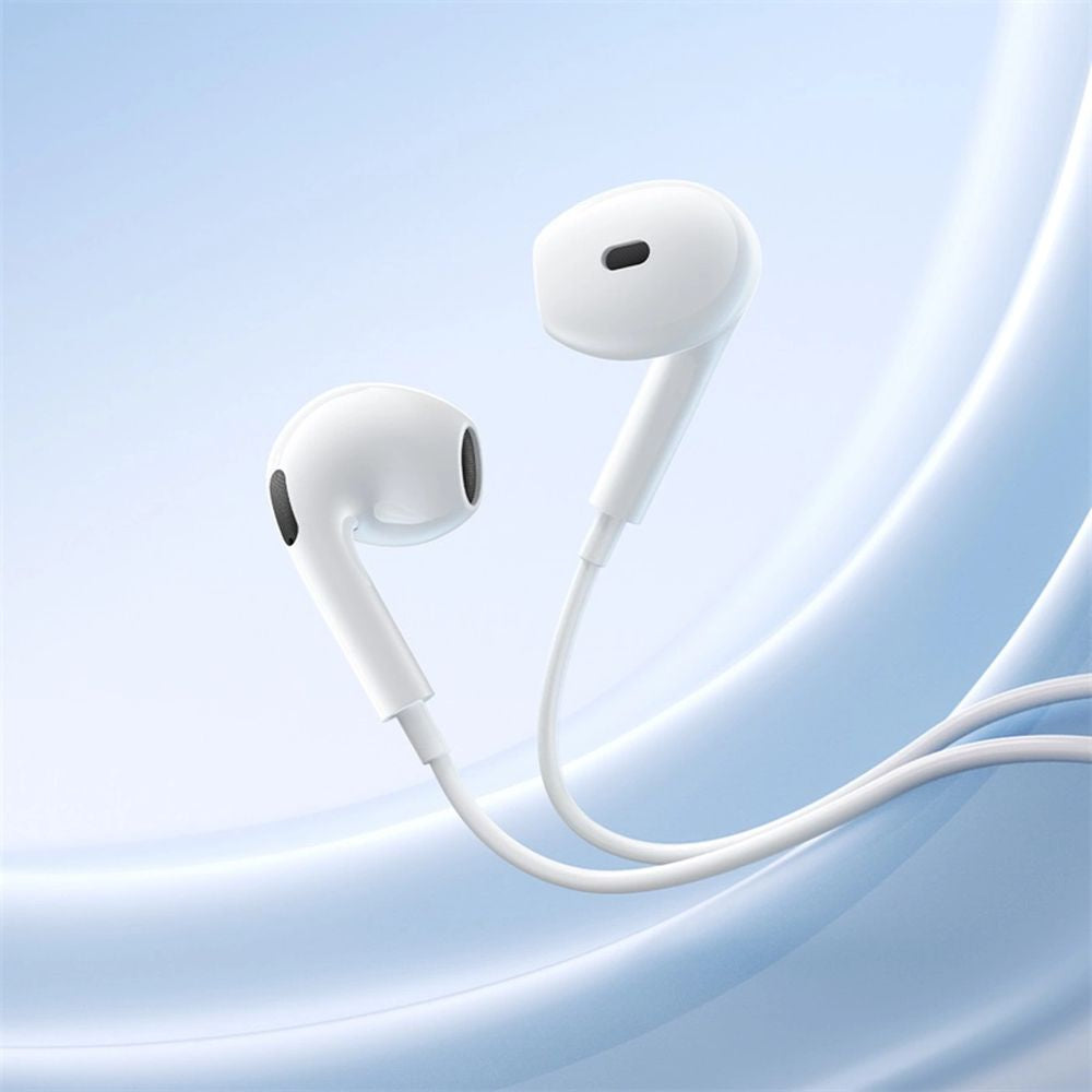 Kabelgebundene In-Ear-Kopfhörer mit Mini-Jack 3,5 mm, Baseus Encok HZ19, Weiß