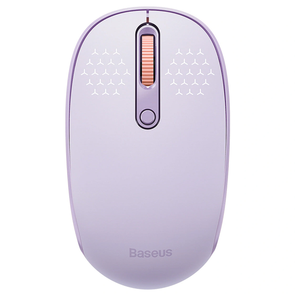 Ergonomische kabellose Maus, Baseus F01B, Tri-Mode Wireless Mouse, Bluetooth 5.0 / 3.0, 2.4 GHz (USB) 1600 DPI. Violett