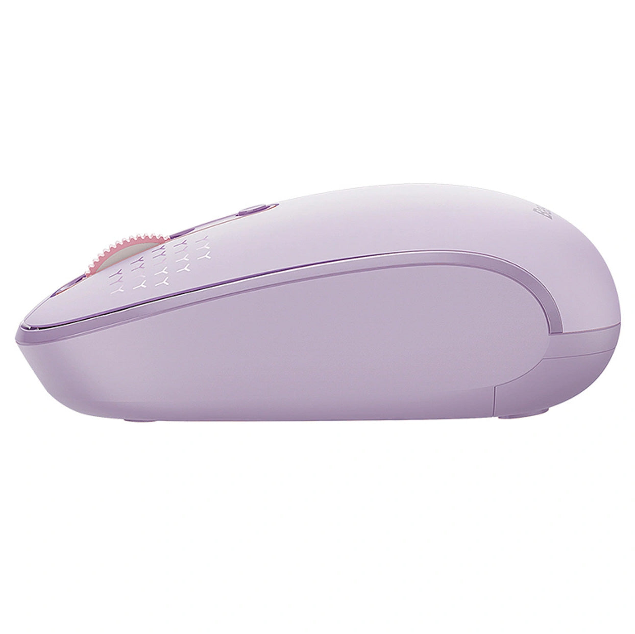 Ergonomische kabellose Maus, Baseus F01B, Tri-Mode Wireless Mouse, Bluetooth 5.0 / 3.0, 2.4 GHz (USB) 1600 DPI. Violett