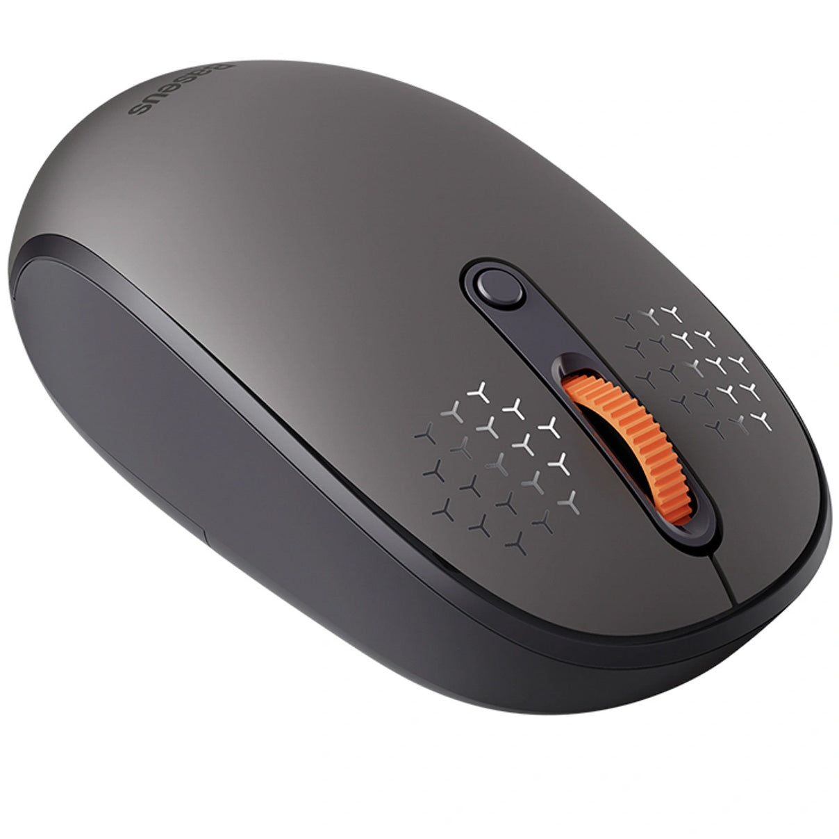 Ergonomische kabellose Maus, Baseus F01B, Tri-Mode Wireless Mouse, Bluetooth 5.0 / 3.0, 2.4 GHz (USB) 1600 DPI. Grau